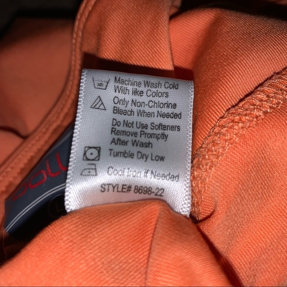 Bollé Orange Tennis Skirt With White Outline Size Large Athleisure - Picture 10 of 12